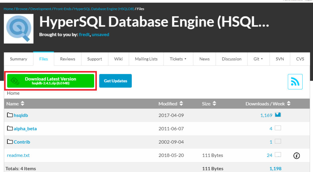 HSQLDBのインストール TechFill